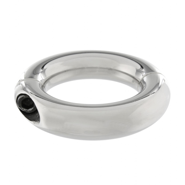 Ballstretcher En Cuir Noir - 2 Pressions - 45mm - Neuf